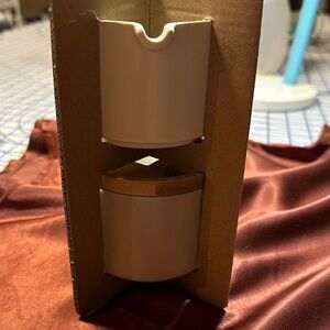 Nespresso stackable cream, and sugar server